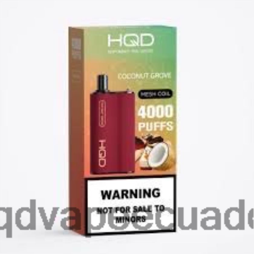 HQD BOX 4000 bocanadas Coconut Grove 00662473 | HQD VAPE PRECIO ECUADOR