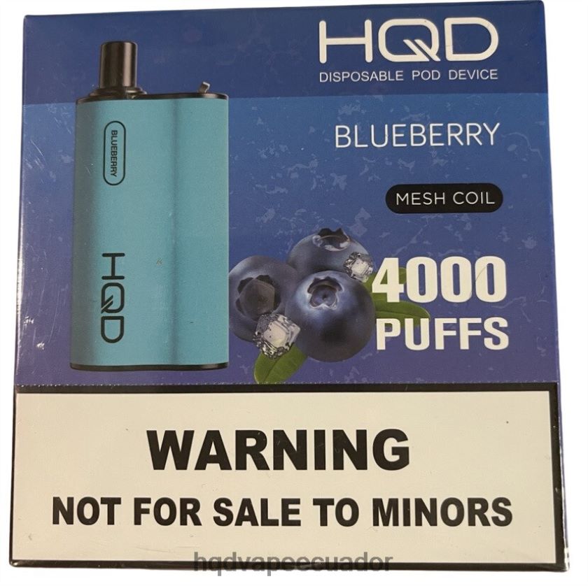 HQD BOX 4000 bocanadas arándano 00662484 | HQD VAPE QUITO