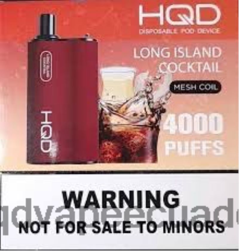 HQD BOX 4000 bocanadas cóctel de isla larga 006624114 | HQD VAPE QUITO