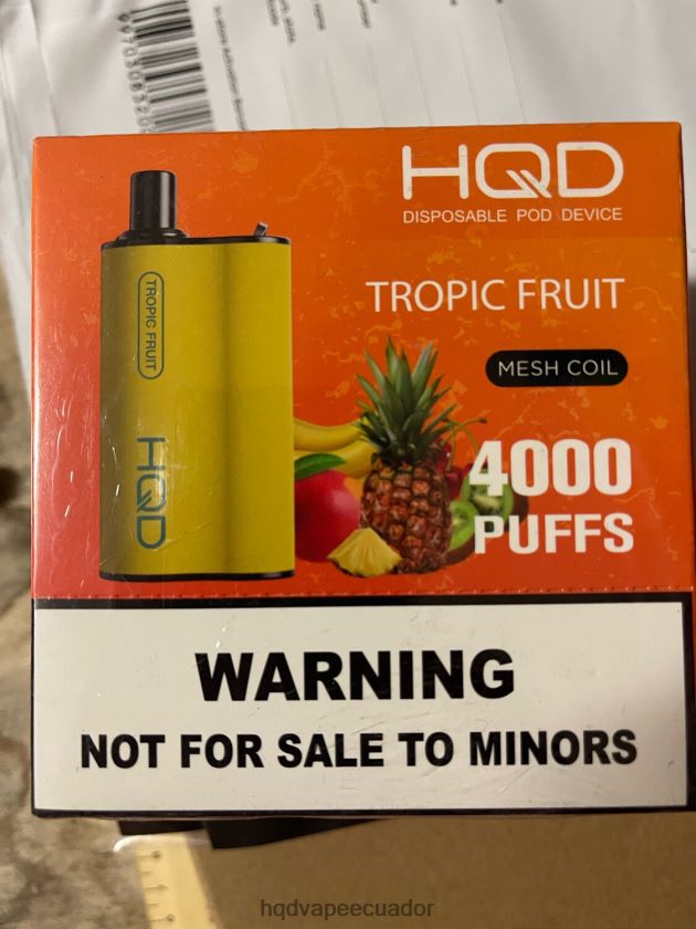 HQD BOX 4000 bocanadas fruta tropical 006624105 | HQD VAPE GUAYAQUIL