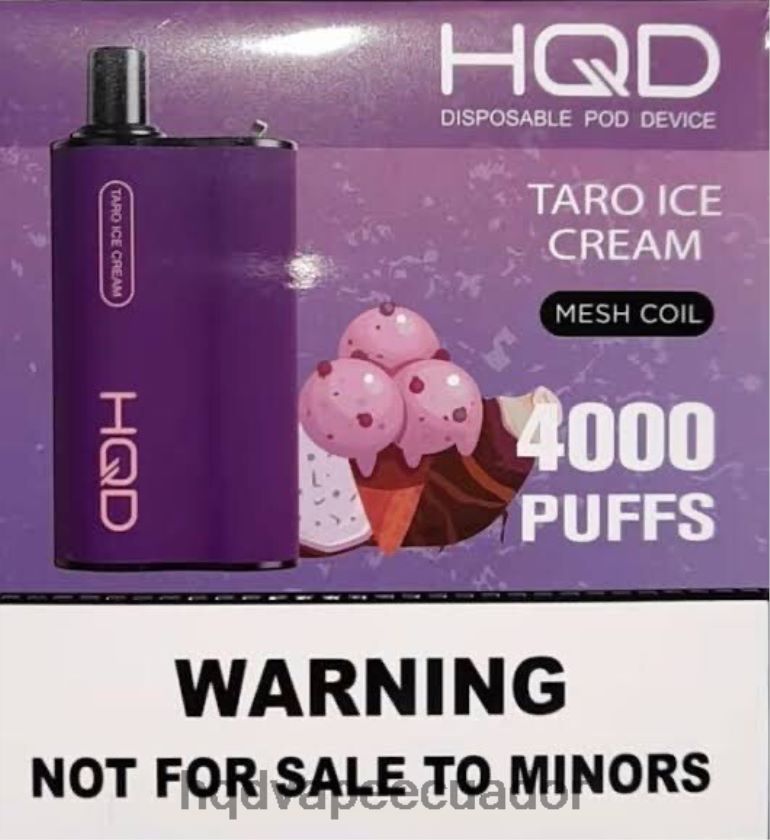 HQD BOX 4000 bocanadas helado de taro 00662471 | HQD ECUADOR