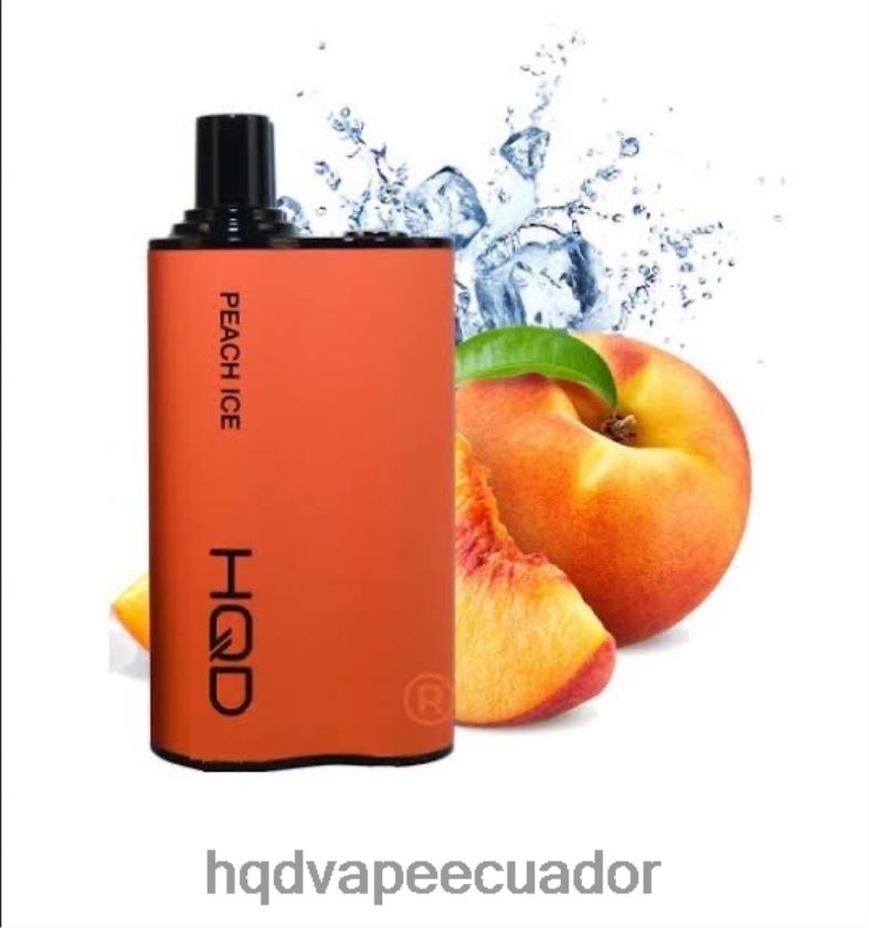 HQD BOX 4000 bocanadas hielo de durazno 00662487 | HQD VAPES ONLINE