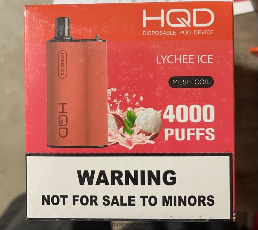 HQD BOX 4000 bocanadas hielo de lichi 006624110 | HQD CIGARRILLO ELECTRONICO