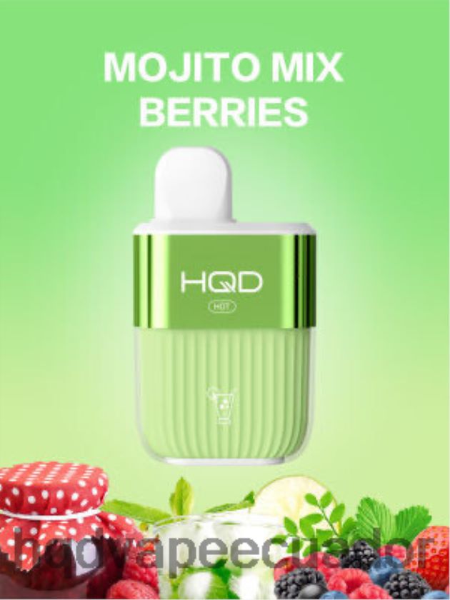 HQD HOT 5000 bocanadas mezcla de mojitos con bayas 00662461 | HQD ECUADOR