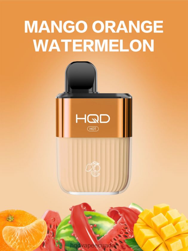 HQD HOT 5000 bocanadas sandia mango naranja 00662460 | HQD CIGARRILLO ELECTRONICO