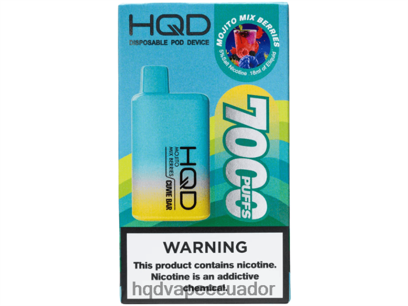 HQD CUVIE BAR desechable mezcla de mojitos con bayas 006624224 | HQD VAPE QUITO