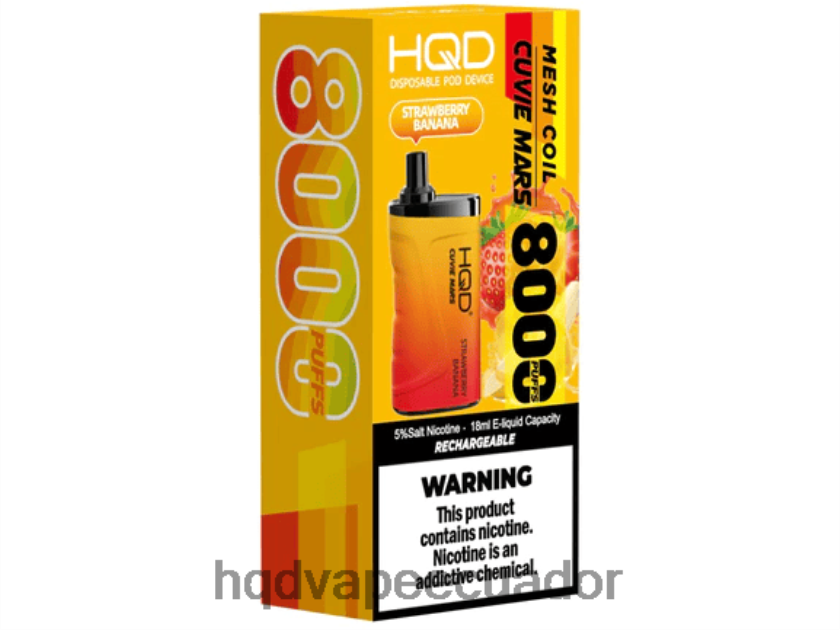 HQD CUVIE MARS desechable Fresa plátano 006624255 | HQD VAPE GUAYAQUIL