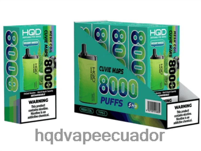 HQD CUVIE MARS desechable brisa de postre 006624163 | HQD VAPE PRECIO ECUADOR