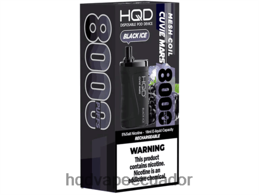HQD CUVIE MARS desechable hielo negro 006624135 | HQD VAPE GUAYAQUIL