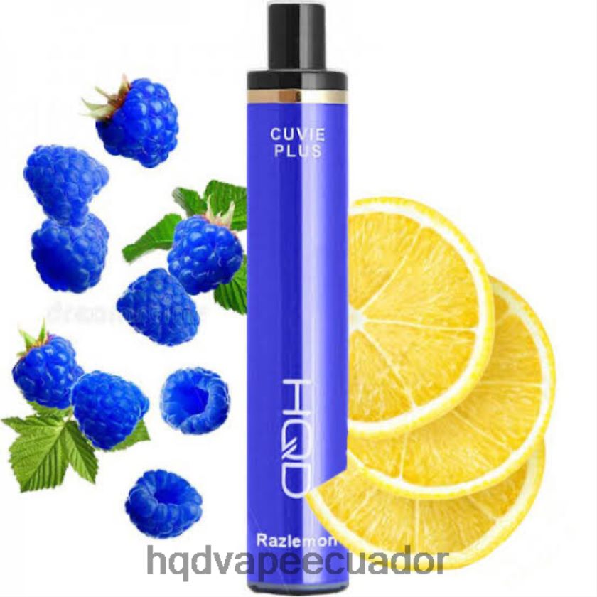 HQD CUVIE PLUS 1200 bocanadas raiz de limon 006624124 | HQD VAPE QUITO