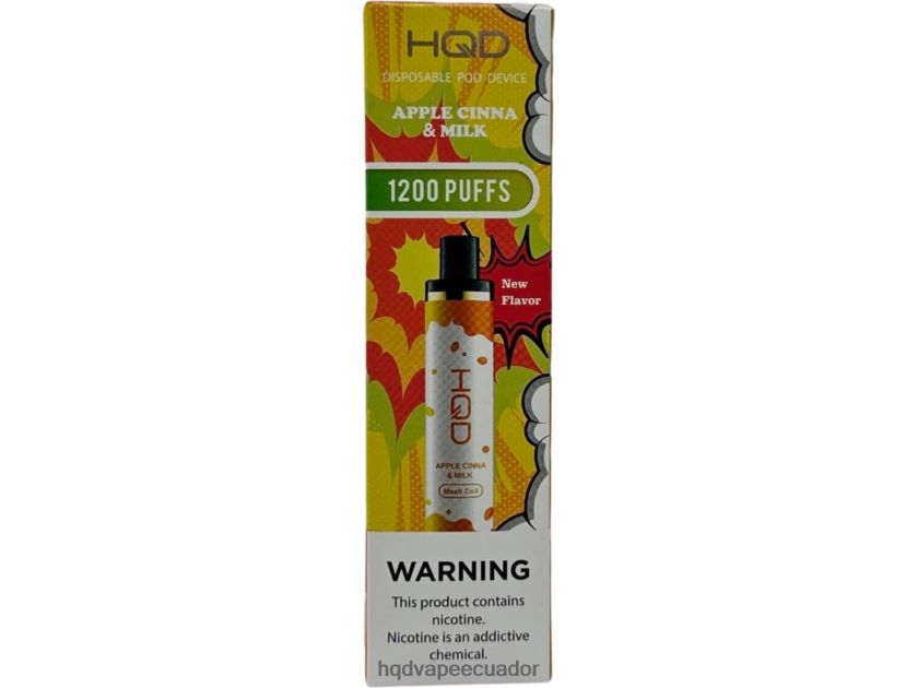HQD CUVIE PLUS desechable manzana, cina y leche 006624126 | HQD VAPE PRECIO