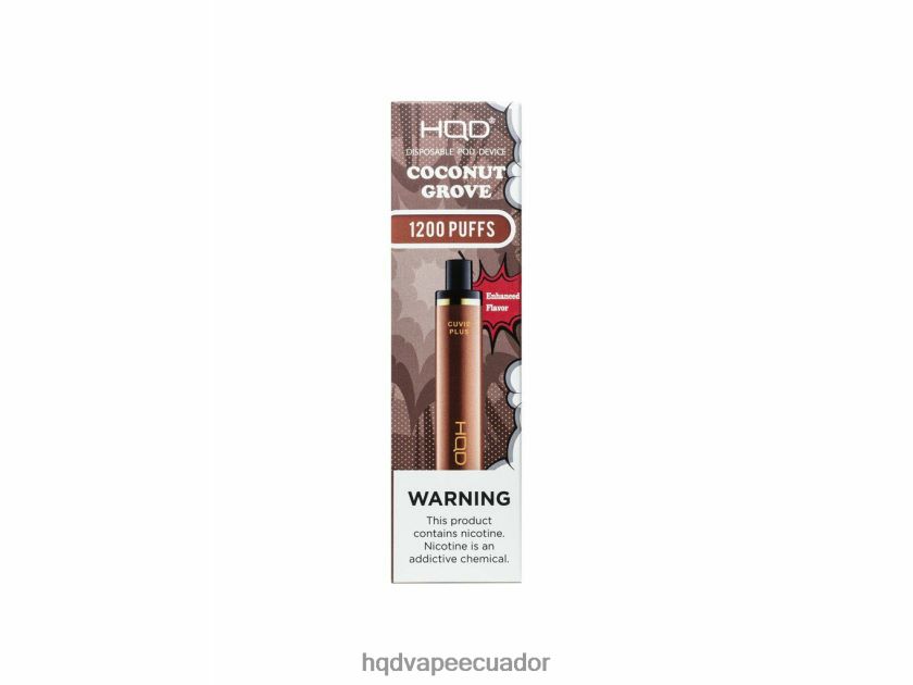HQD CUVIE PLUS vaporizador desechable Coconut Grove 006624157 | HQD VAPES ONLINE