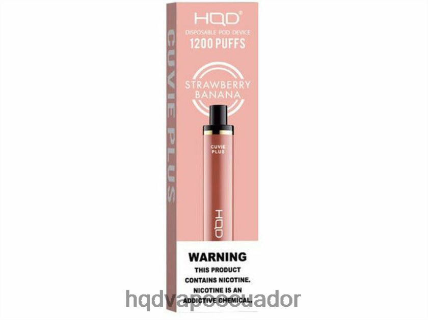 HQD CUVIE PLUS vaporizador desechable Fresa plátano 006624256 | HQD VAPE PRECIO