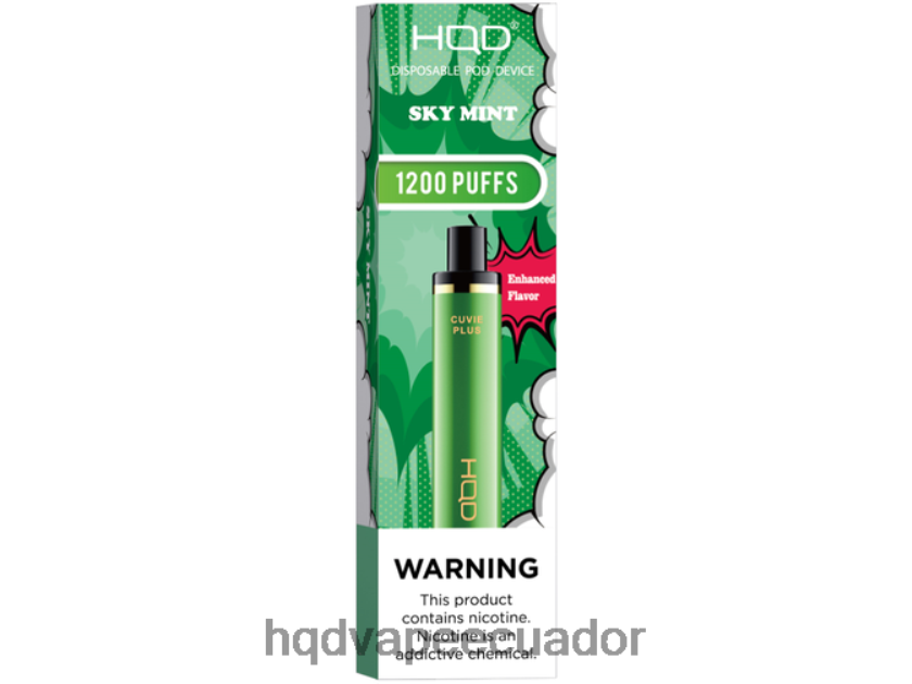 HQD CUVIE PLUS vaporizador desechable cielo menta 006624250 | HQD CIGARRILLO ELECTRONICO