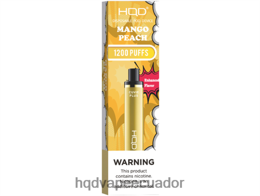 HQD CUVIE PLUS vaporizador desechable durazno mango 006624217 | HQD VAPES ONLINE