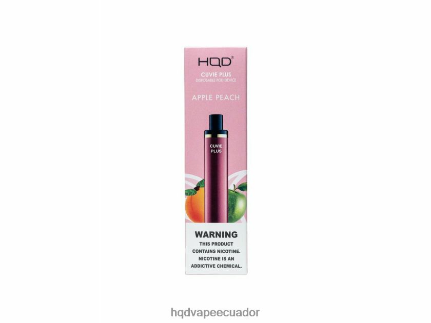 HQD CUVIE PLUS vaporizador desechable durazno manzana 006624127 | HQD VAPES ONLINE