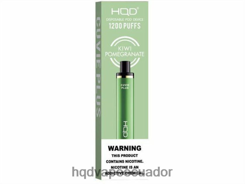 HQD CUVIE PLUS vaporizador desechable granada kiwi 006624205 | HQD VAPE GUAYAQUIL