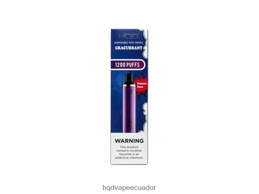 HQD CUVIE PLUS vaporizador desechable grosella 006624167 | HQD VAPES ONLINE