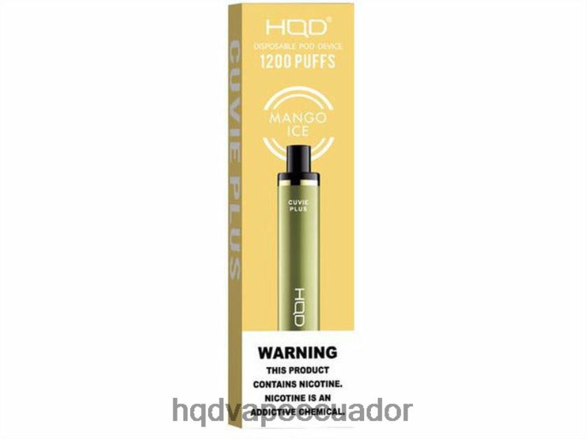 HQD CUVIE PLUS vaporizador desechable hielo de mango 006624216 | HQD VAPE PRECIO