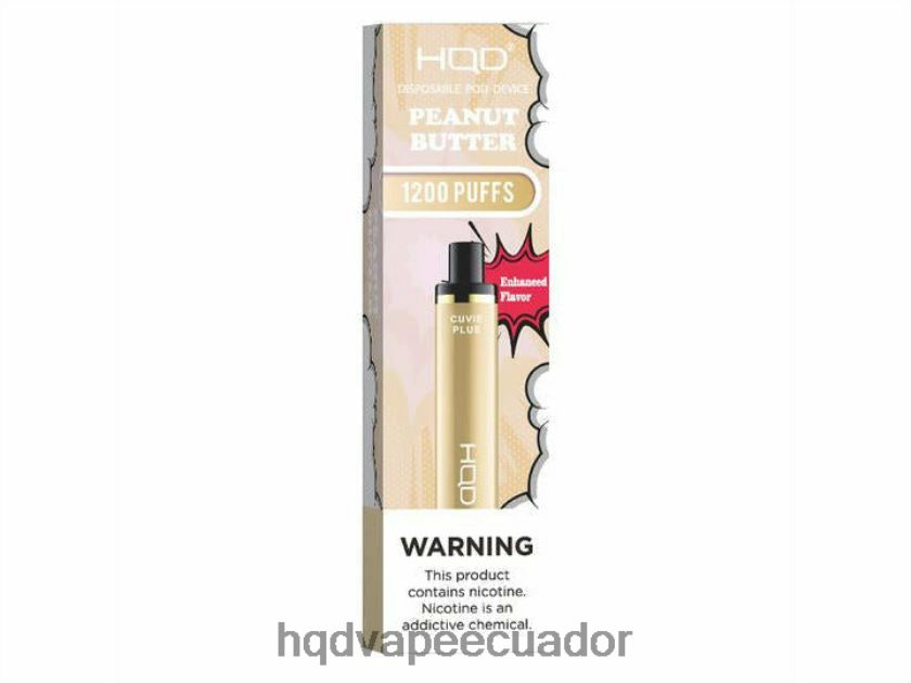 HQD CUVIE PLUS vaporizador desechable mantequilla de maní 006624231 | HQD ECUADOR