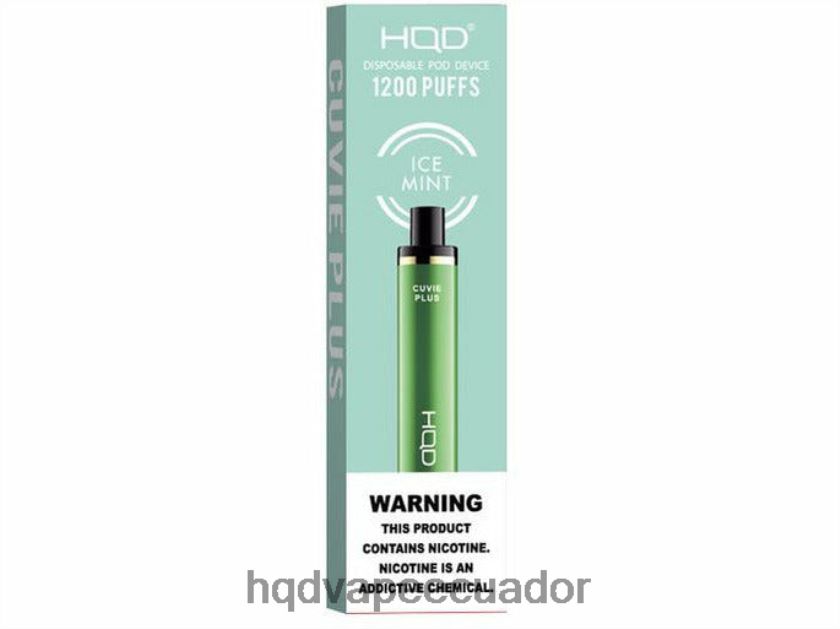 HQD CUVIE PLUS vaporizador desechable menta helada 006624202 | HQD VAPE ECUADOR