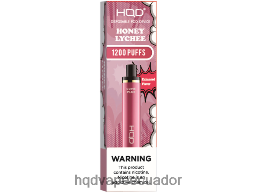 HQD CUVIE PLUS vaporizador desechable miel de lichi 006624174 | HQD VAPE QUITO