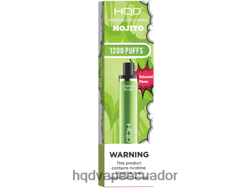 HQD CUVIE PLUS vaporizador desechable mojito 006624223 | HQD VAPE PRECIO ECUADOR