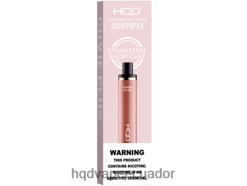 HQD CUVIE PLUS vaporizador desechable pastel de fresas 006624259 | HQD VAPE SABORES