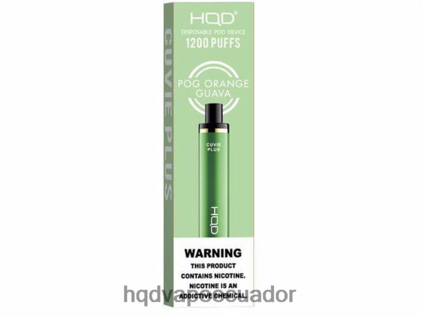 HQD CUVIE PLUS vaporizador desechable pog naranja guayaba 006624238 | BUY HQD ONLINE