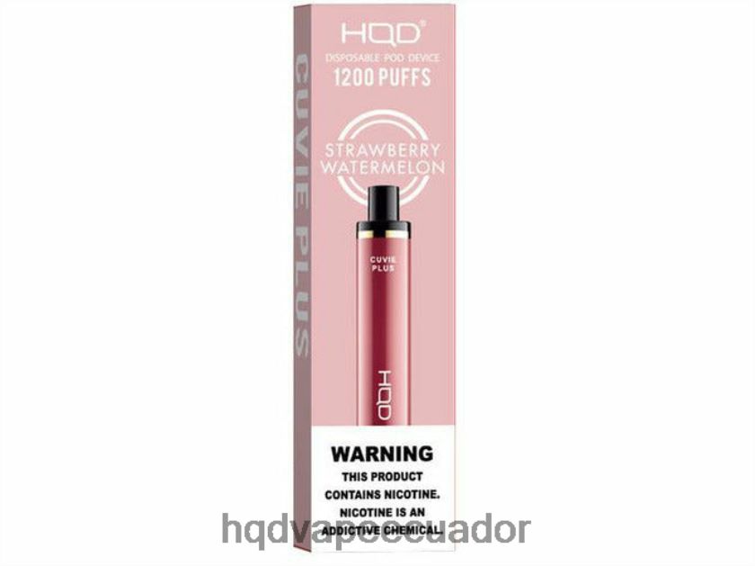 HQD CUVIE PLUS vaporizador desechable sandia fresa 006624262 | HQD VAPE ECUADOR