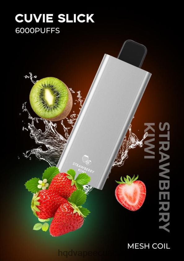 HQD CUVIE SLICK 6000 bocanadas kiwi fresa resbaladizo 00662424 | HQD VAPE QUITO