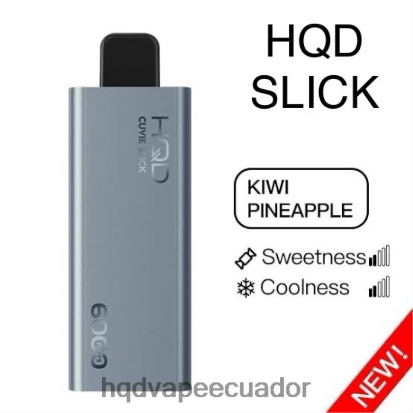 HQD CUVIE SLICK 6000 bocanadas piña kiwi resbaladiza 00662423 | HQD VAPE PRECIO ECUADOR