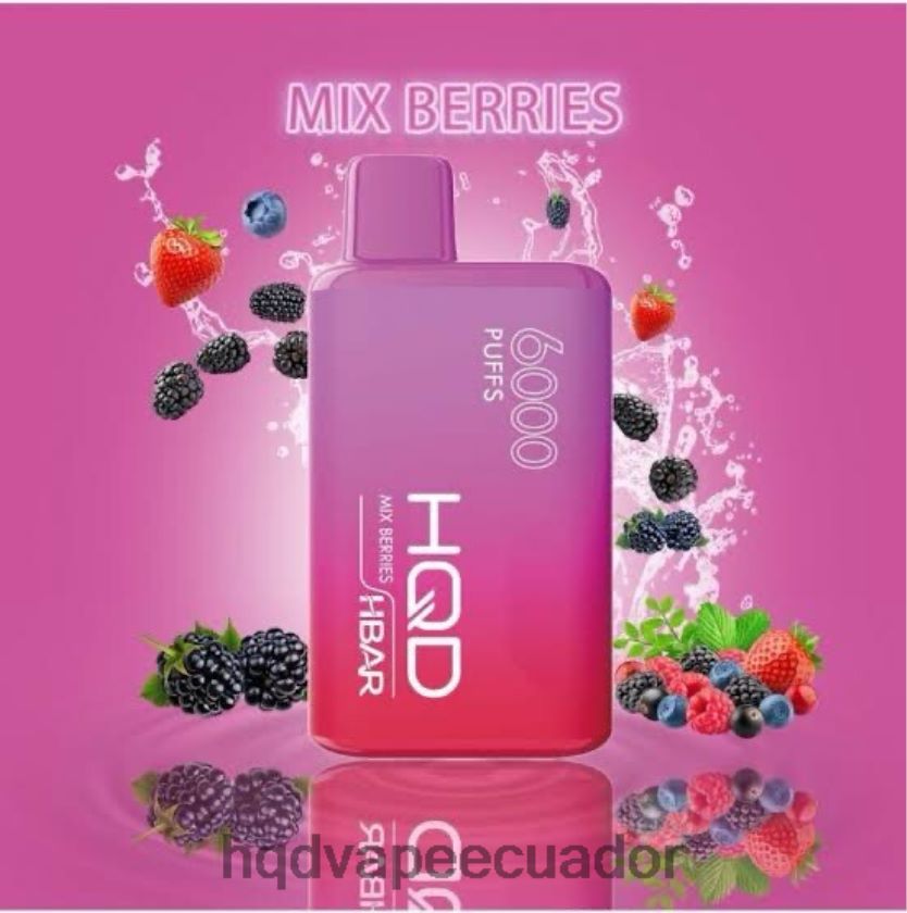 HQD HBAR 6000 bocanadas bayas congeladas 00662450 | HQD CIGARRILLO ELECTRONICO