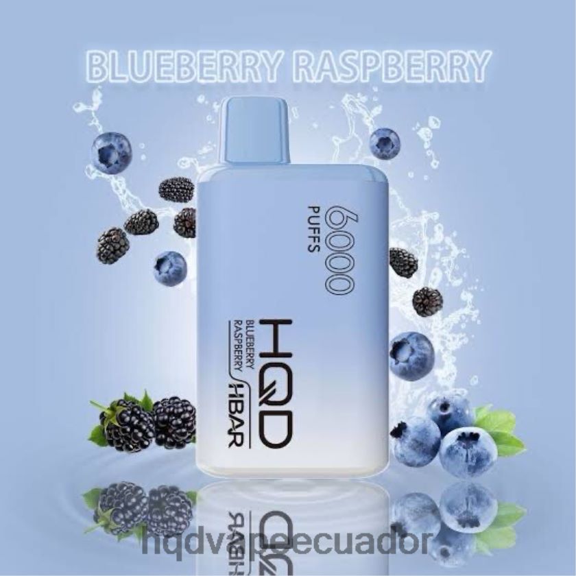 HQD HBAR 6000 bocanadas frambuesa arándano 00662443 | HQD VAPE PRECIO ECUADOR