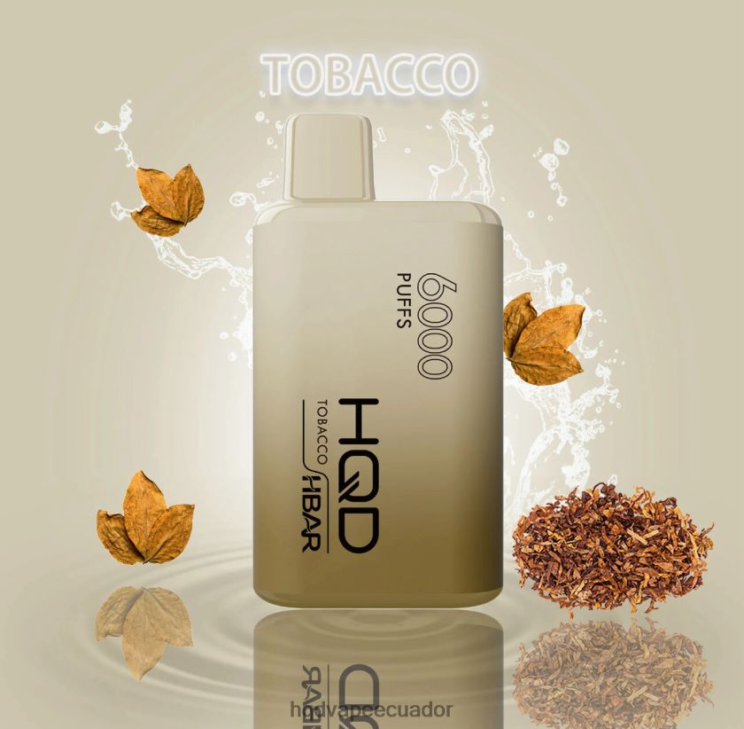 HQD HBAR 6000 bocanadas tabaco 00662452 | HQD VAPE ECUADOR