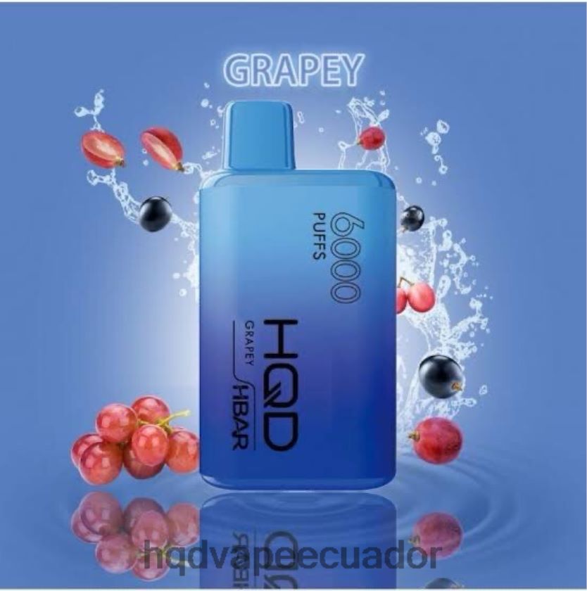 HQD HBAR 6000 bocanadas uva 00662442 | HQD VAPE ECUADOR