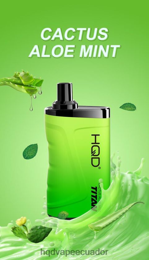 HQD TITAN 7000 bocanadas cactus aloe menta 0066242 | HQD VAPE ECUADOR